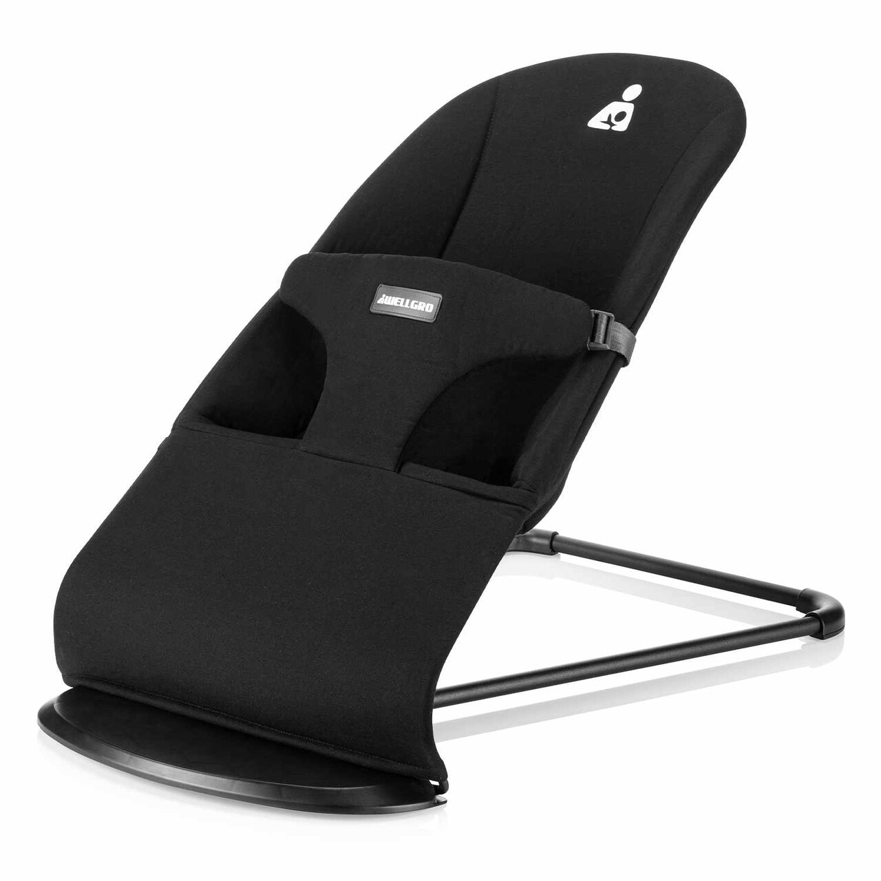 Scaun balansoar pentru bebelusi, Wallxpert, 3 Kademeli, Negru - imagine 7